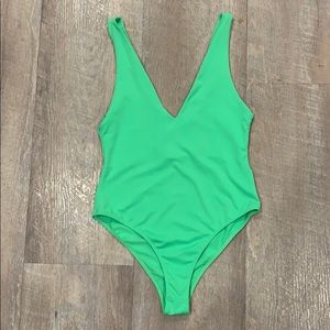 Green Zara body suit